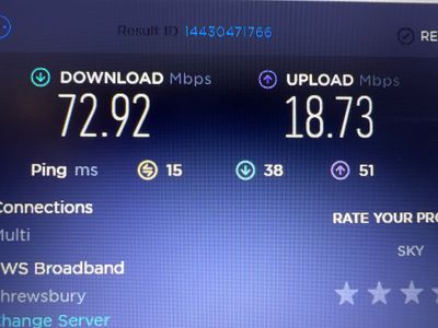 Very Slow Broadband Download Speeds 1mbps And Fast... | Sky Community