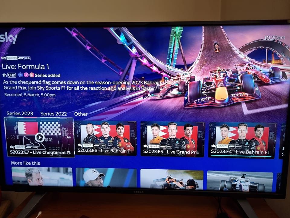 Sky on sale f1 live