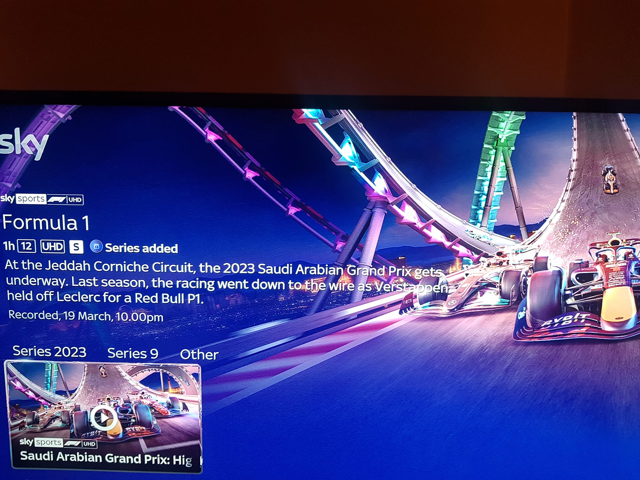 Answered Why cant I watch F1 on demand ? With sky glass Sky Community