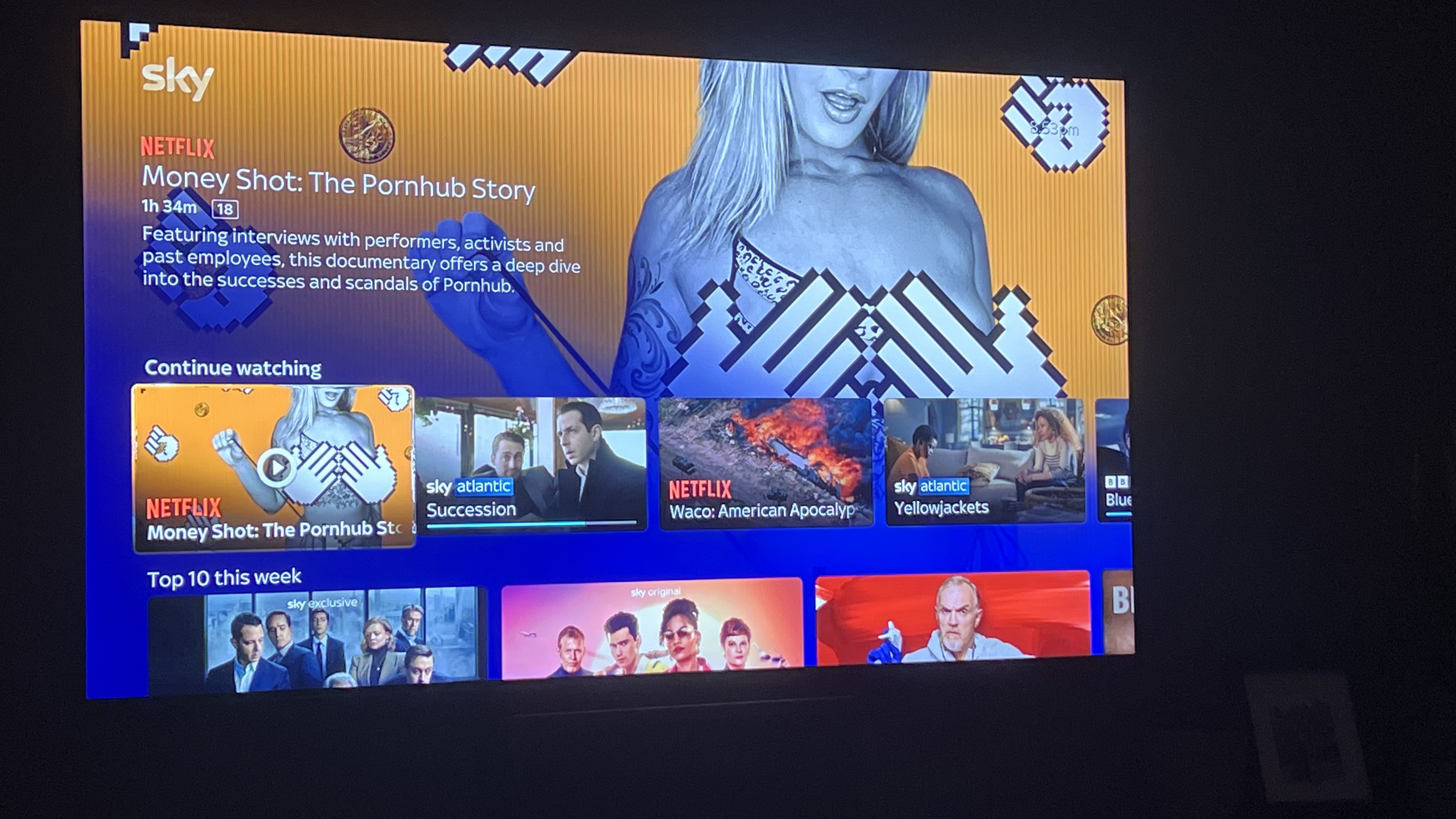 Continue watching pornhub Sky Community