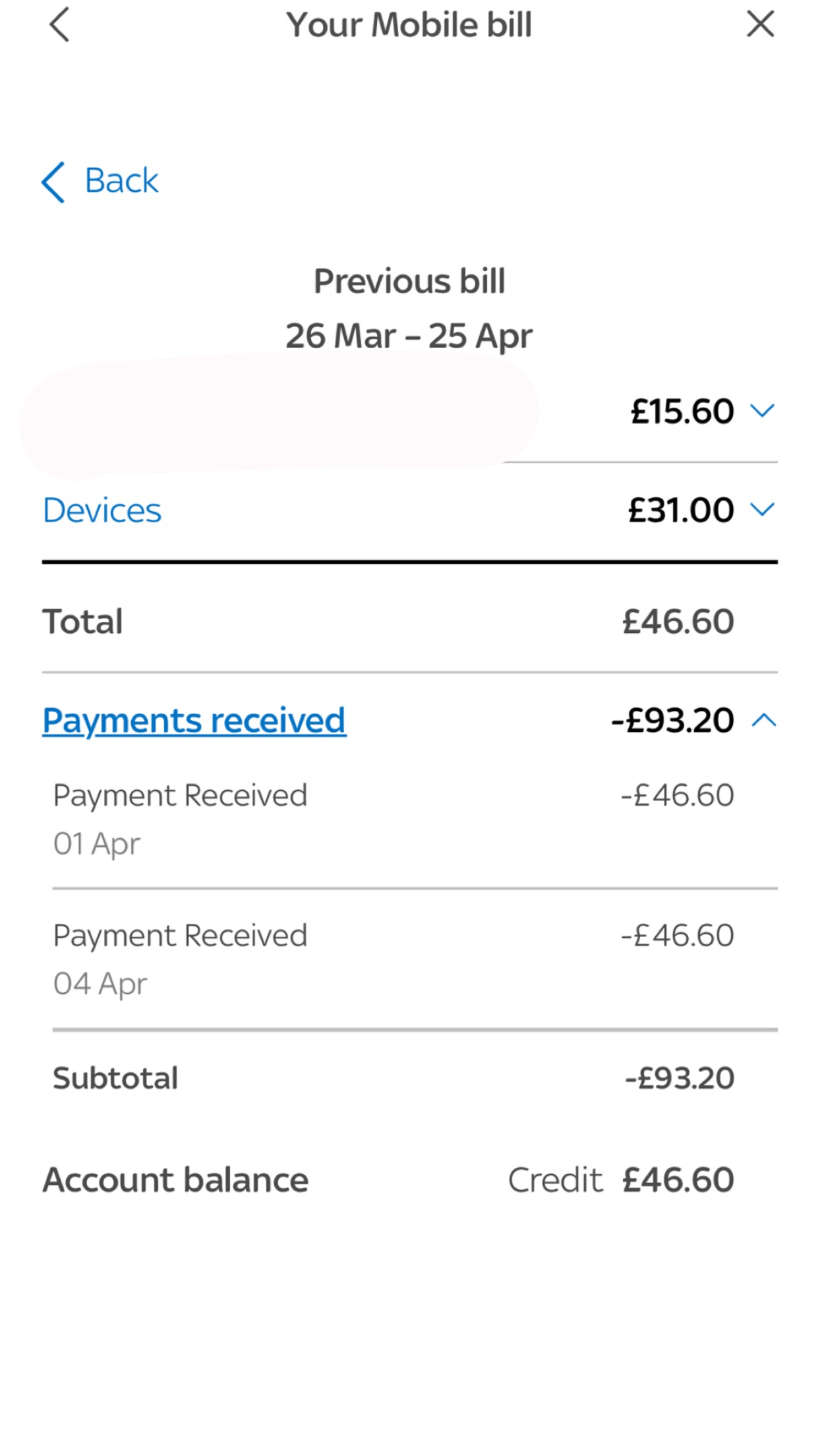 Double charged | Sky Community