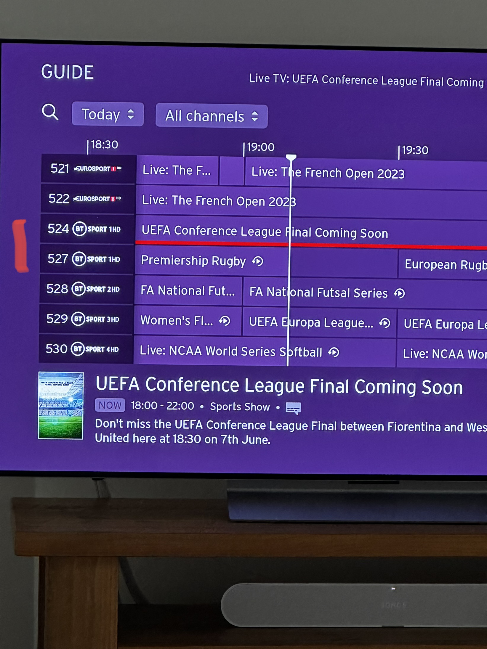 BT Sport release free POS material for European football
