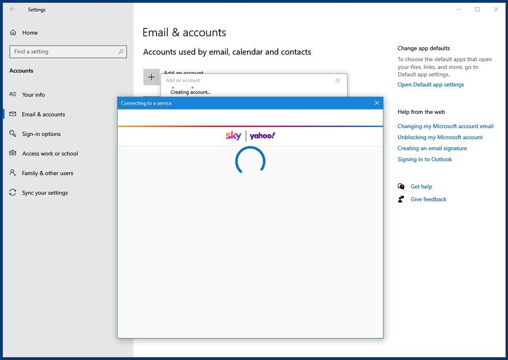 How to set up a Yahoo email account in the Mail app on Windows 10