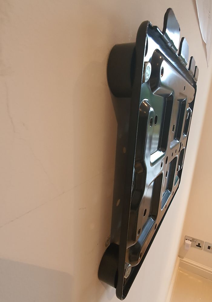 Glass tv store mount