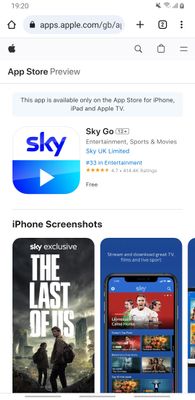 Sky Go on the App Store