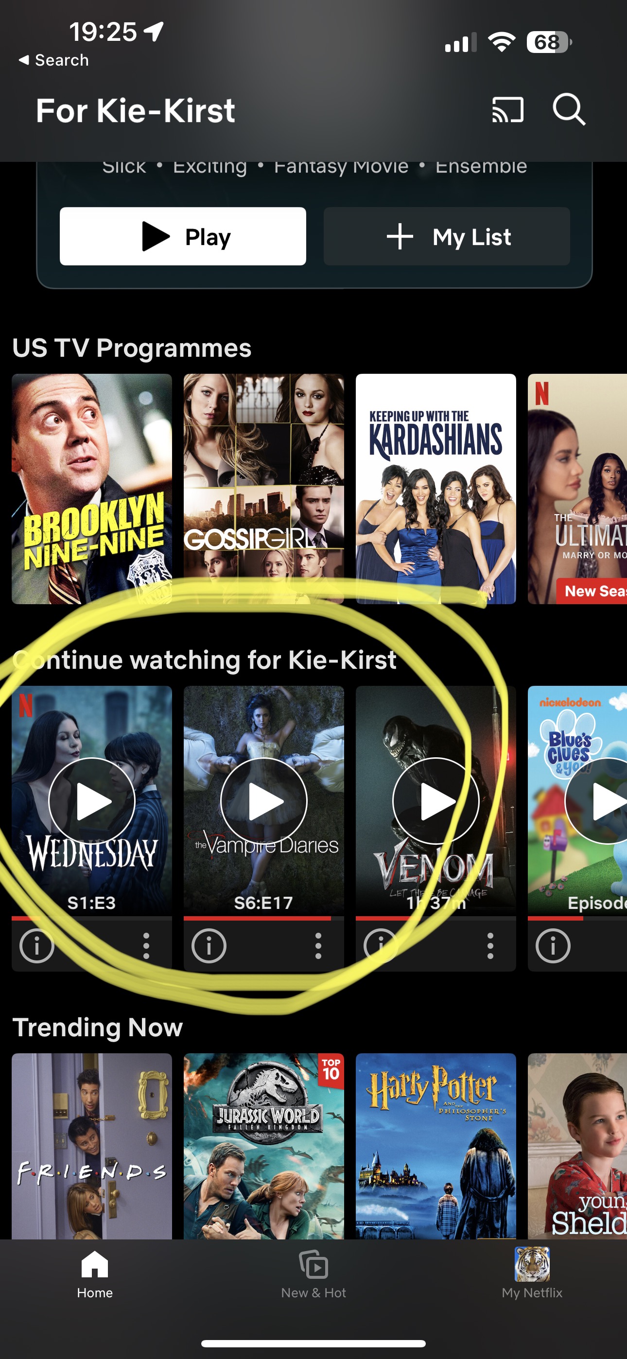 Shows disappeared from the watchlist in the Netfli... Page 3 Sky