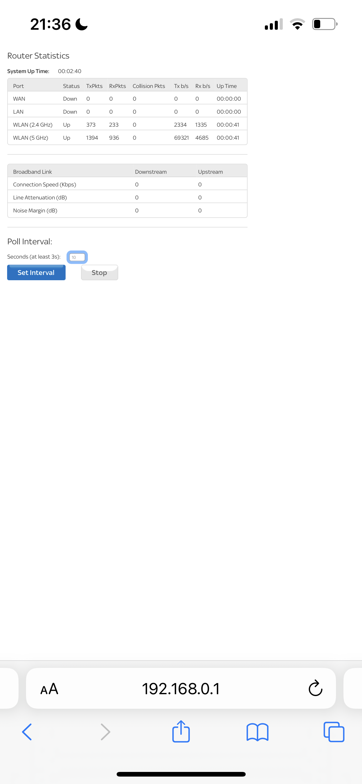 not working says DSL down Sky Community