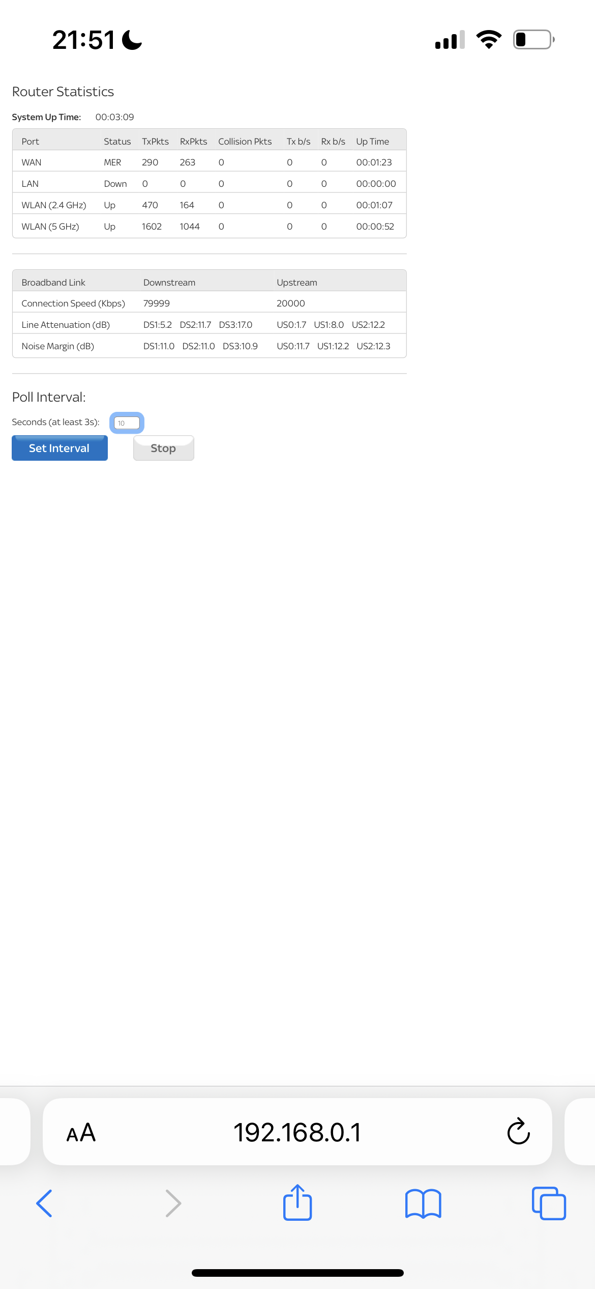 not working says DSL down Sky Community