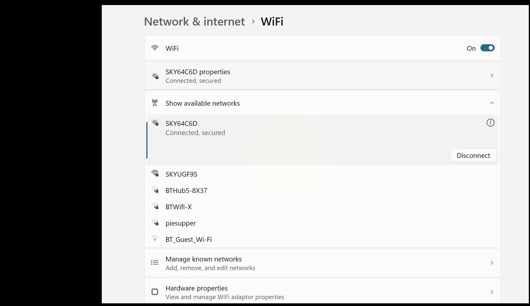Old SSID wont go away Sky Community