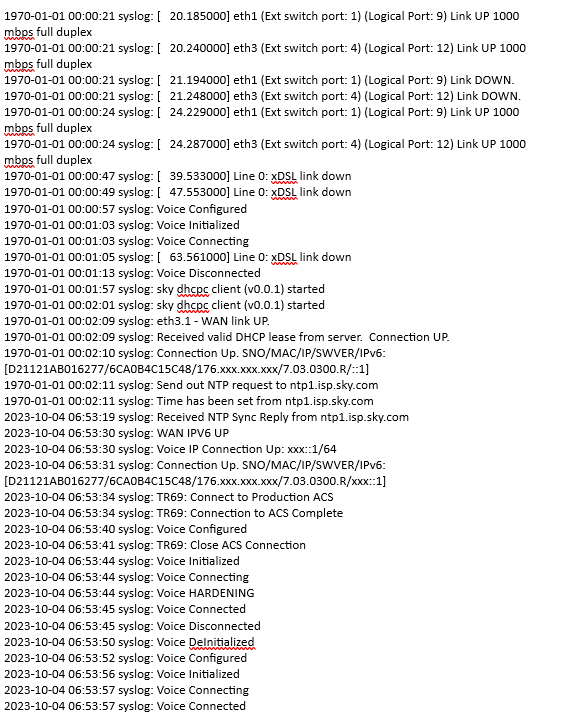 Sky broadband and internal network issues Sky Community