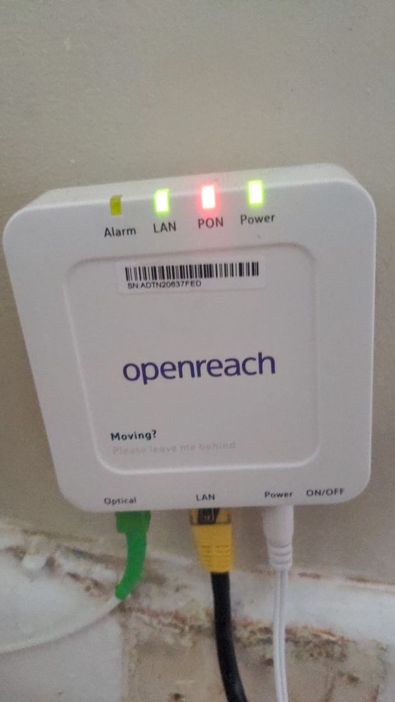 ONT PON light is red no access and can'... Sky Community