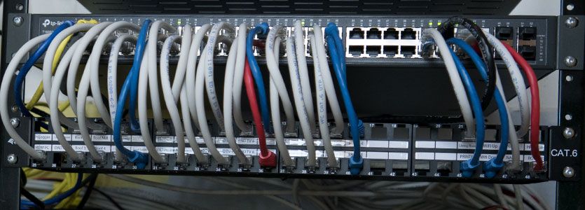 Router switch patch sale panel