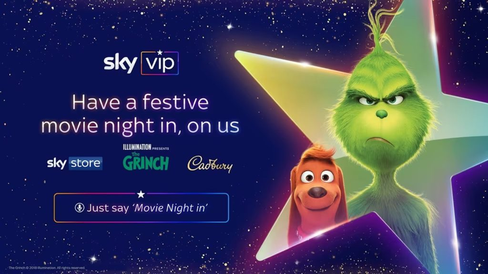 Sky VIP customers can watch and keep The Grinch for free this Christmas