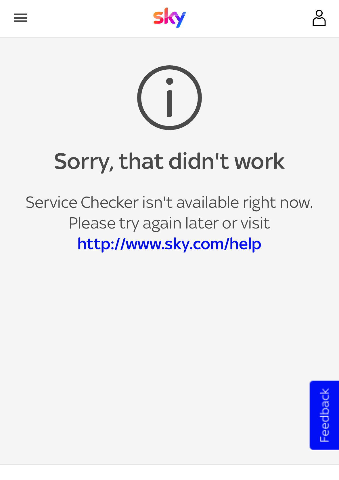 Service checker not working Sky Community