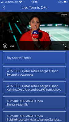 Sky sports discount live streaming app