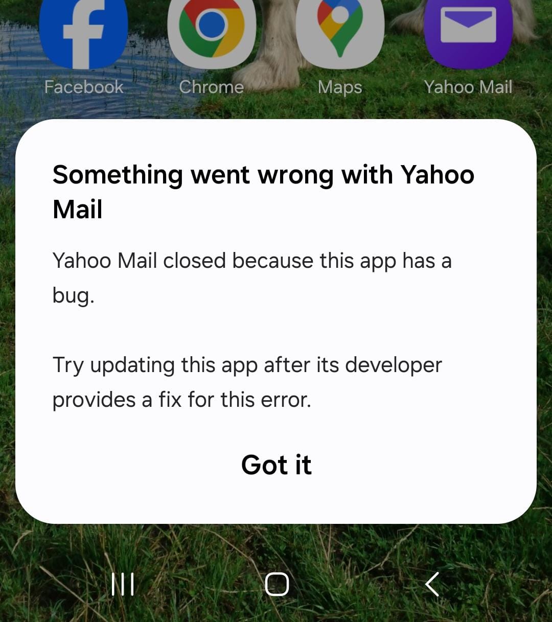 i can't open my yahoo mail app on iphone