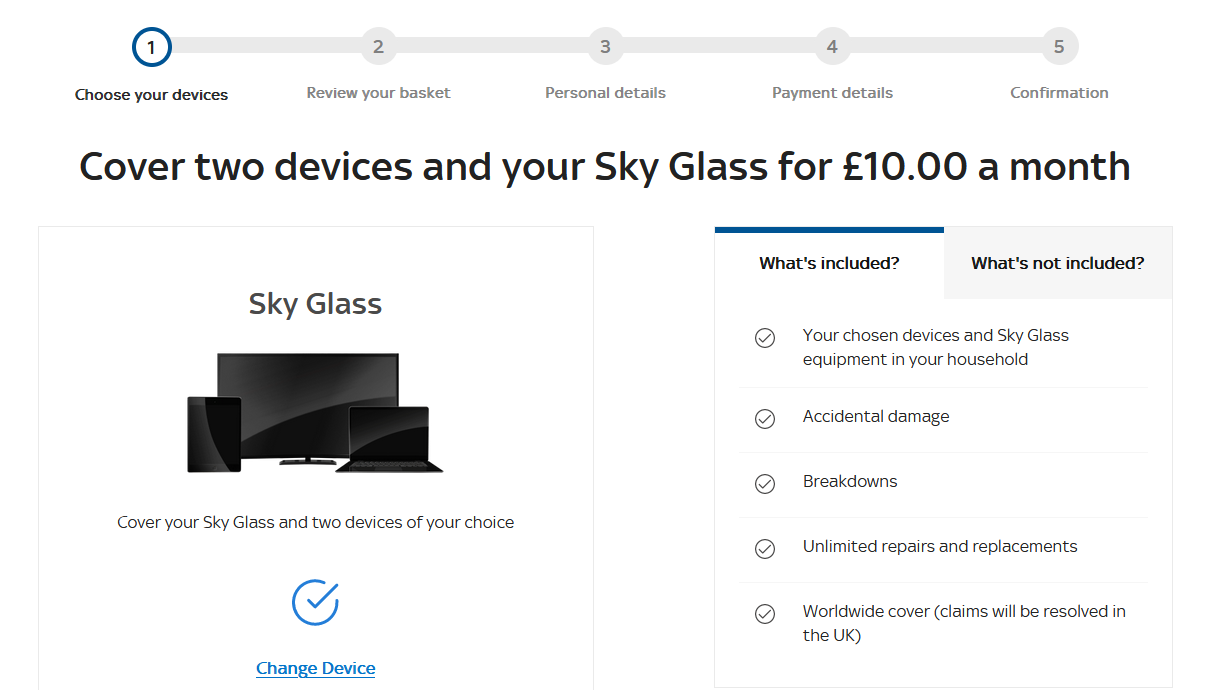 Glass warranty | Sky Community