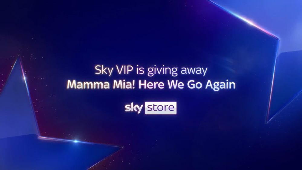 Sky Store Gift - Mamma Mia! Here We Go Again