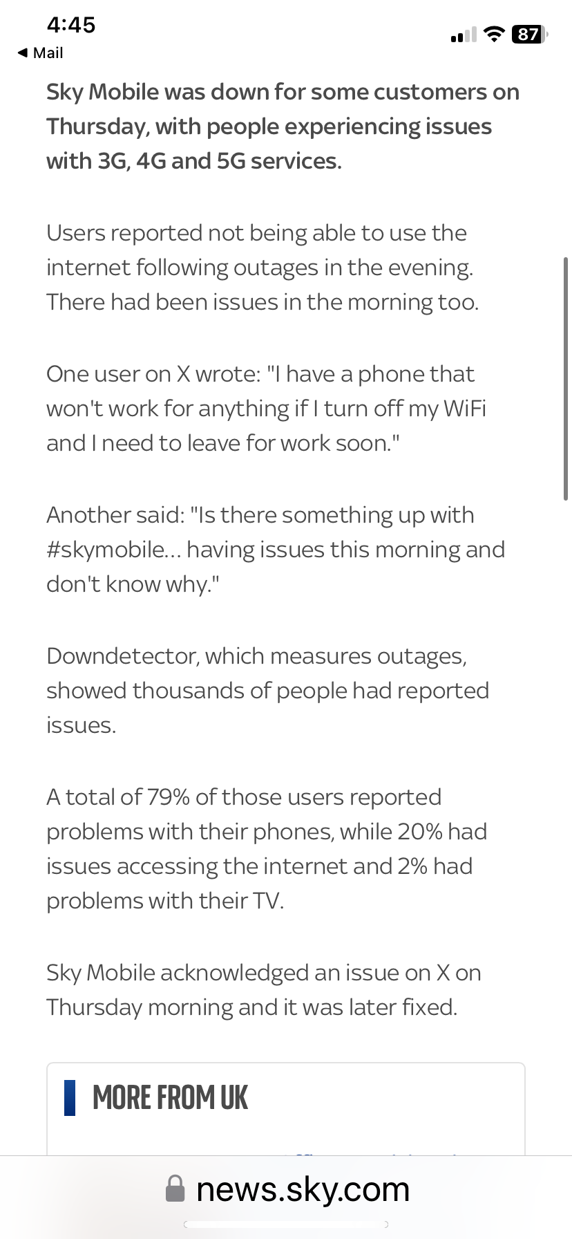 Answered Mobile issues 11/04/24 Version 2 Page 2 Sky Community