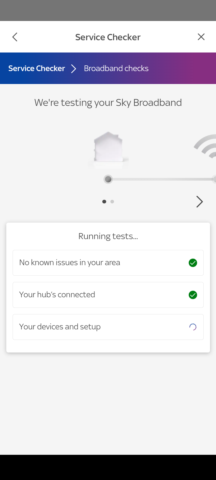 Amber lights on router | Sky Community