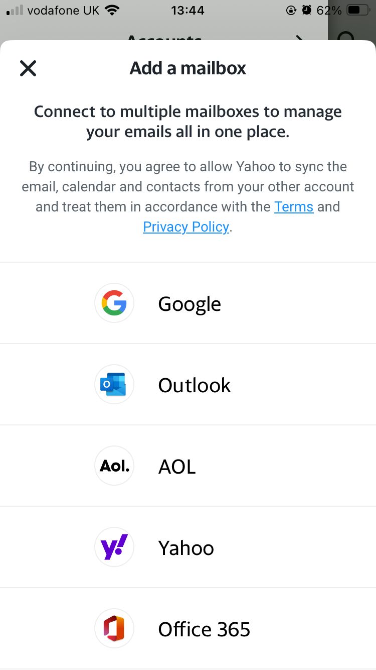 Adding Yahoo Sky email to Mailbox List within Yaho... Sky Community