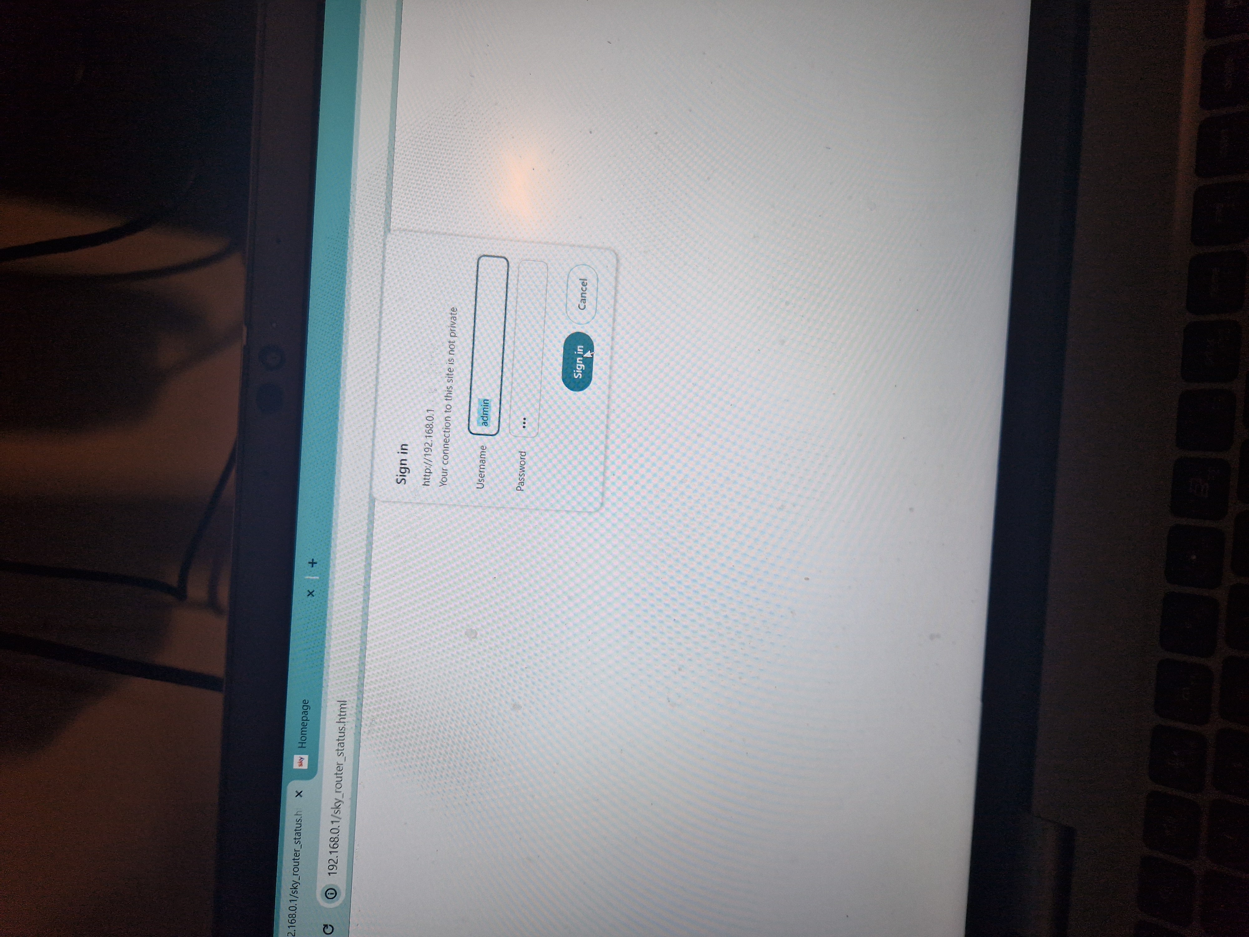 Router Password Lost | Sky Community